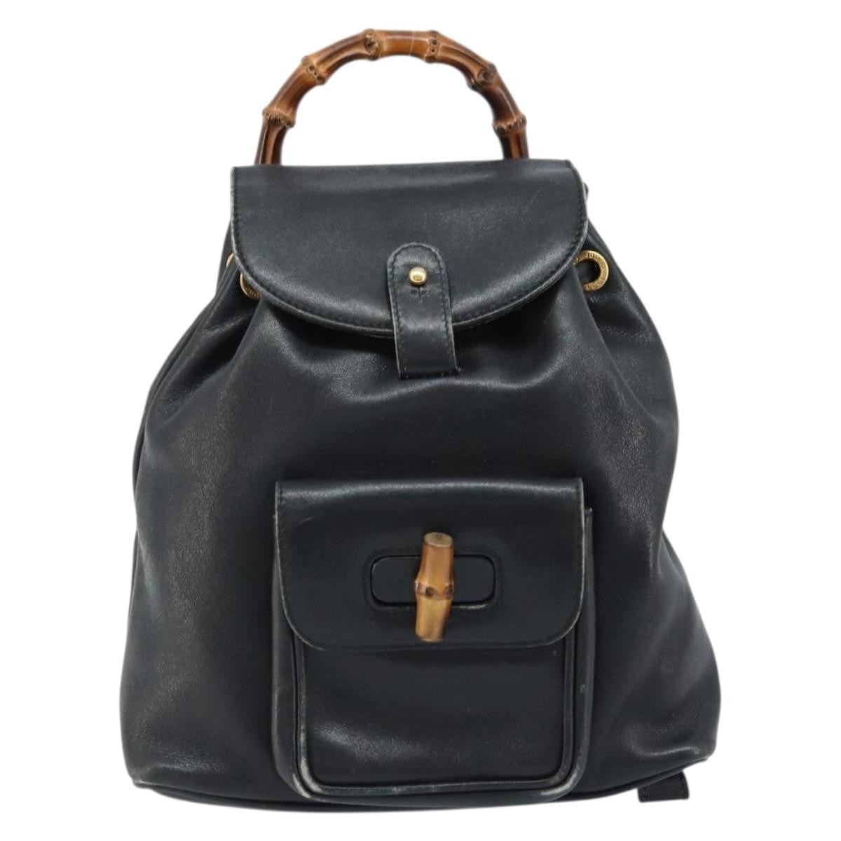 Gucci Vintage Bamboo Leather Mini