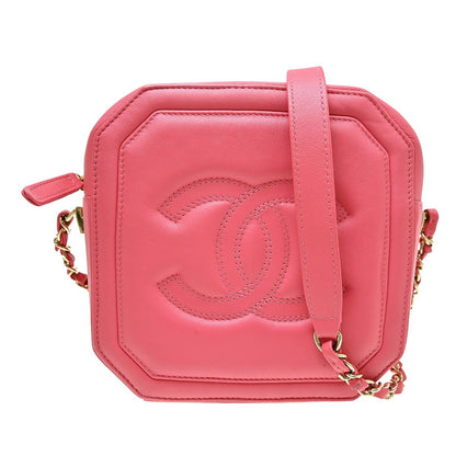 Chanel Timeless CC Octagon Camera Case Quilted Lambskin Mini