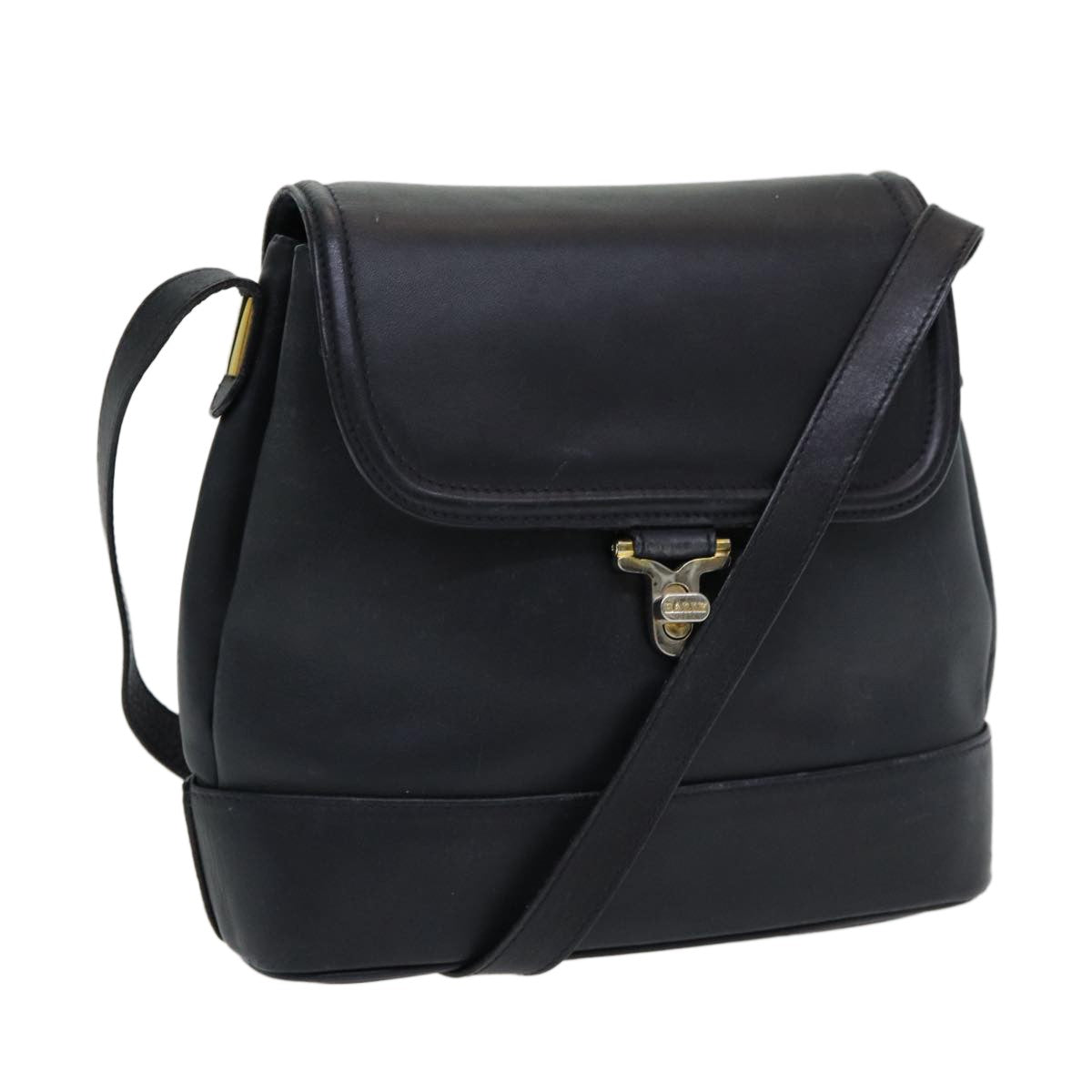 Bally Vintage Shoulder Bag Leather Product Image