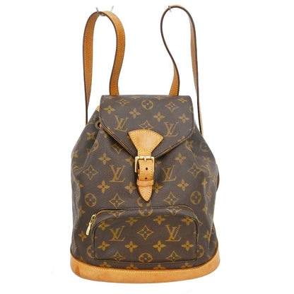 Louis Vuitton Vintage Montsouris Backpack Monogram Canvas MM