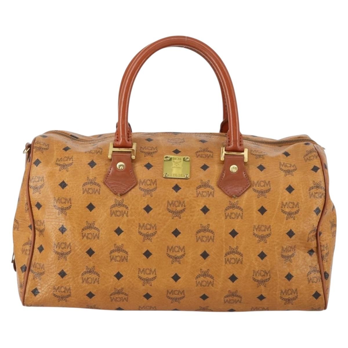 MCM Vicetos travel bag logogram boston 40