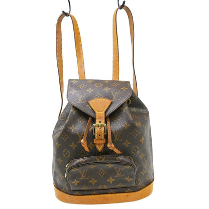 Louis Vuitton Vintage Montsouris Backpack Monogram Canvas MM