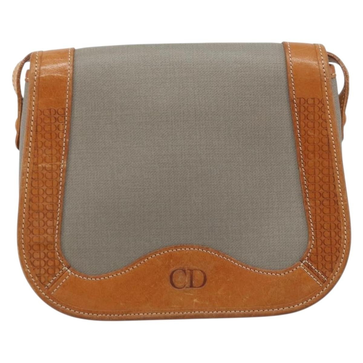 Christian Dior CD Shoulder bag Canvas and Leather Product Image