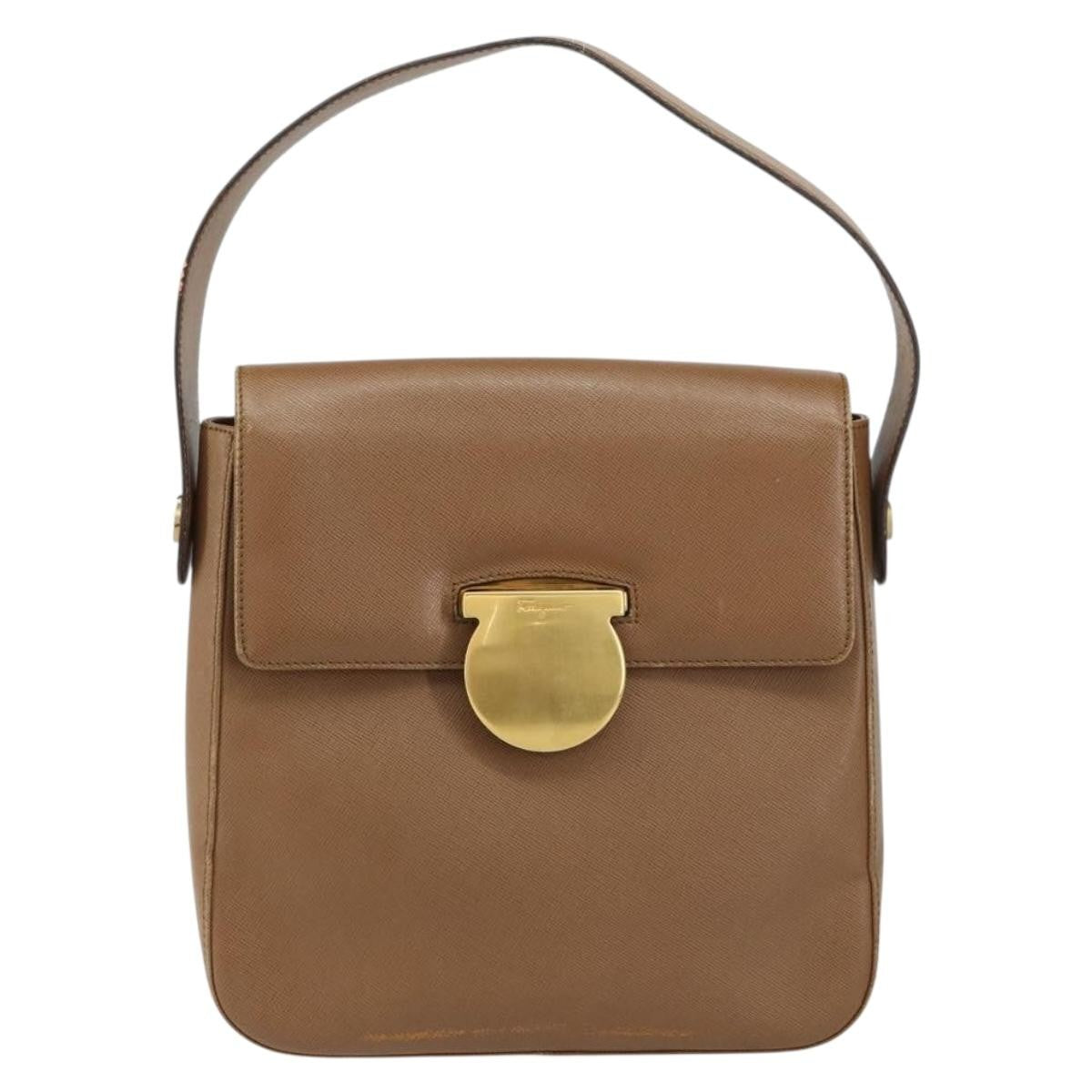 Salvatore Ferragamo Vintage Handbag Leather Product Image