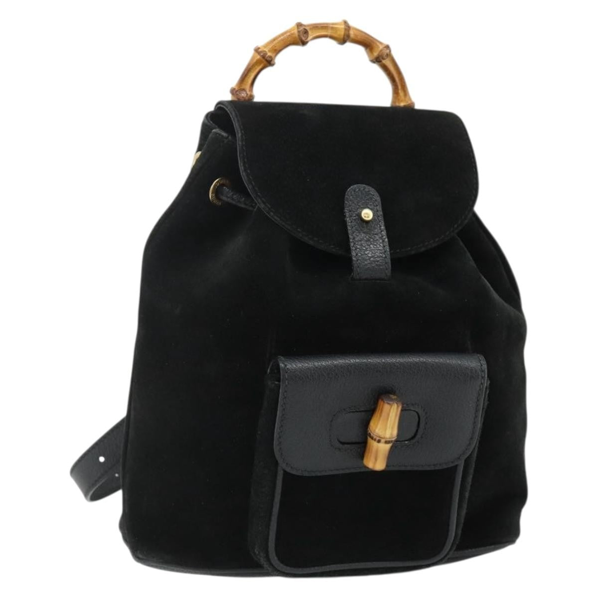 Gucci Gucci bamboo daim Mini