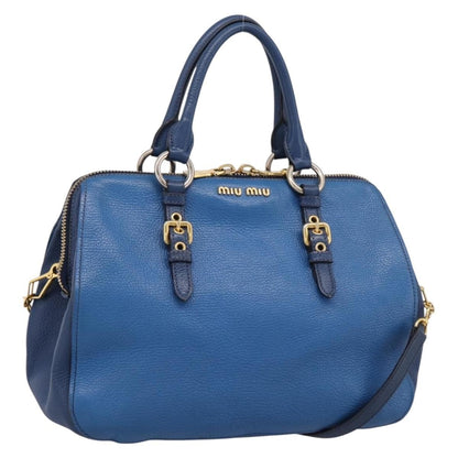 Miu Miu Madras Bowler Leather Small