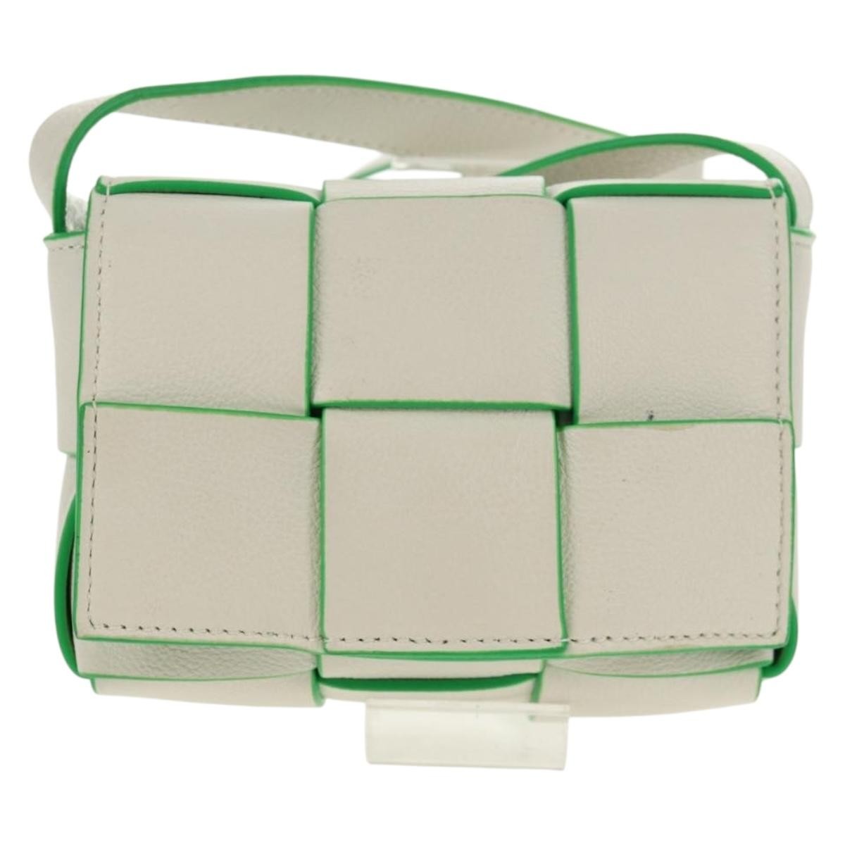 Bottega Veneta Cassette Maxi Intrecciato Leather Mini