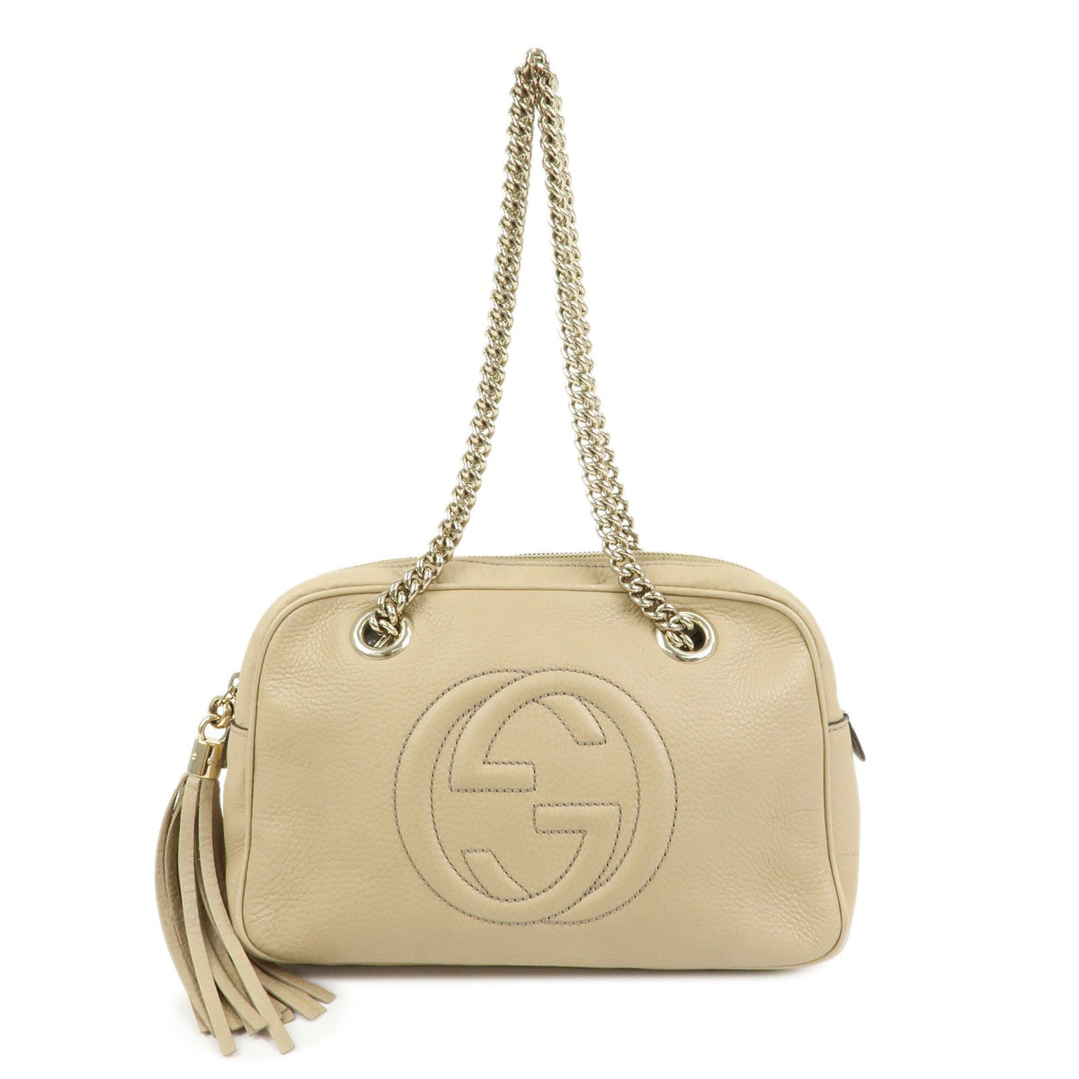 Gucci Soho Chain Zip Leather Medium