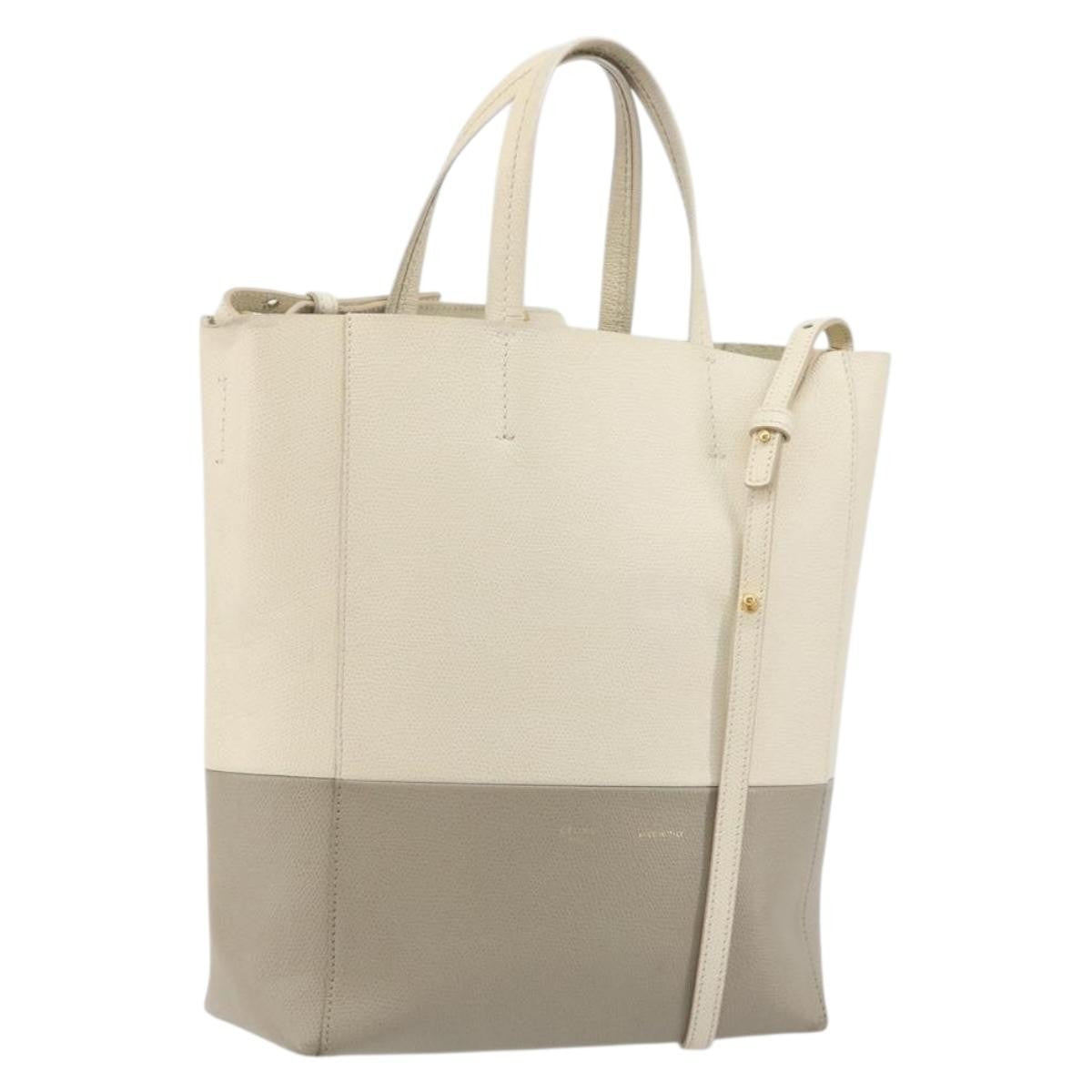 Celine Vertical Bi-Cabas Tote Leather Small