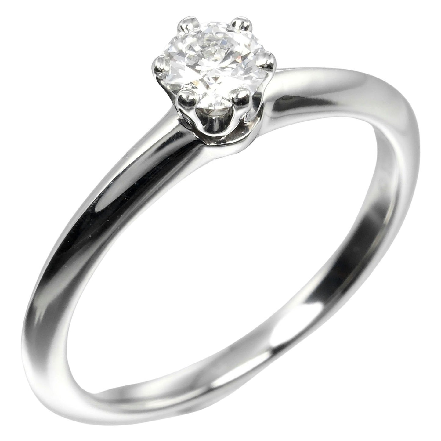Tiffany & Co. Tiffany Setting Solitaire Ring Platinum with RBC Diamond Product Image