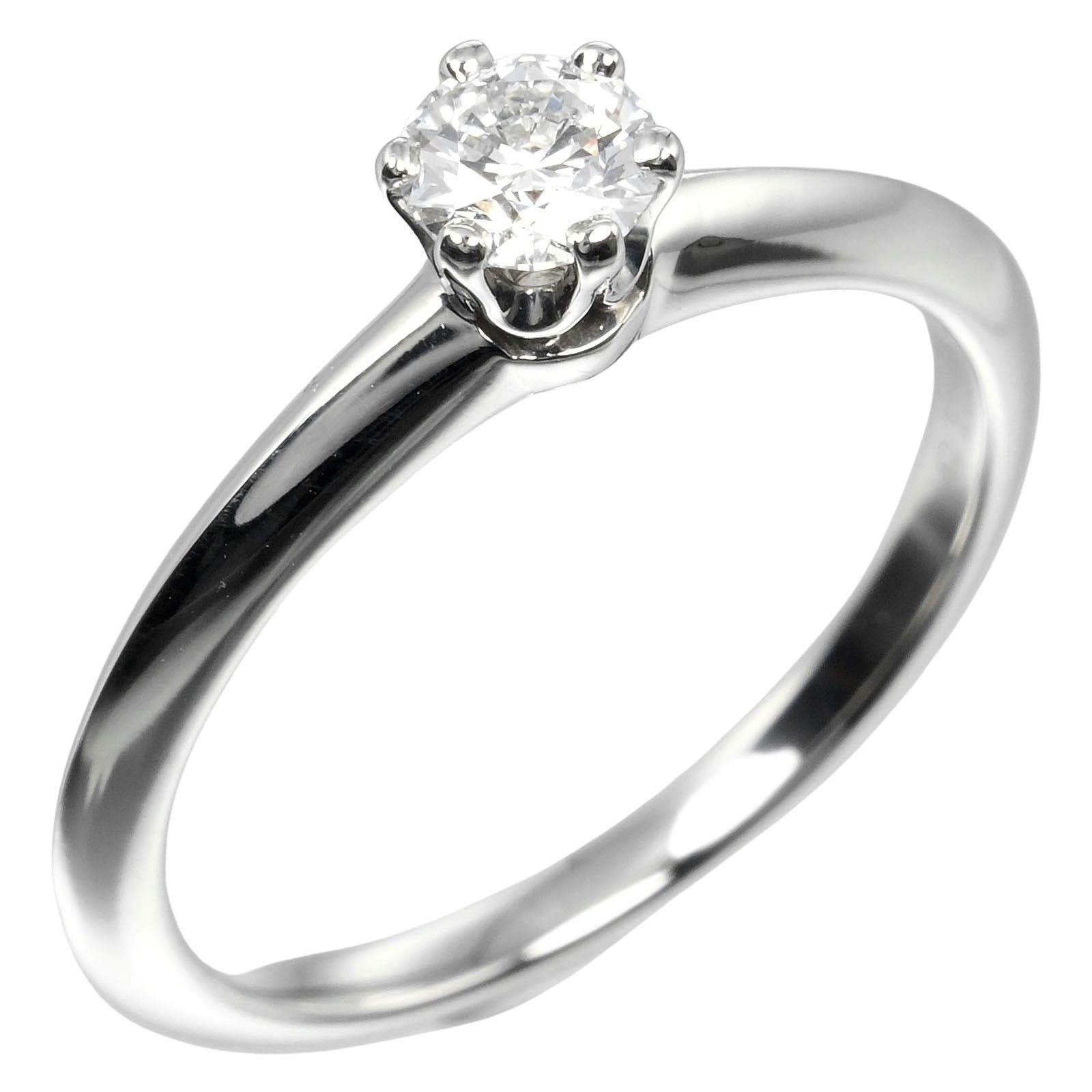 Tiffany & Co. Tiffany Setting Solitaire Ring Platinum with RBC Diamond Product Image