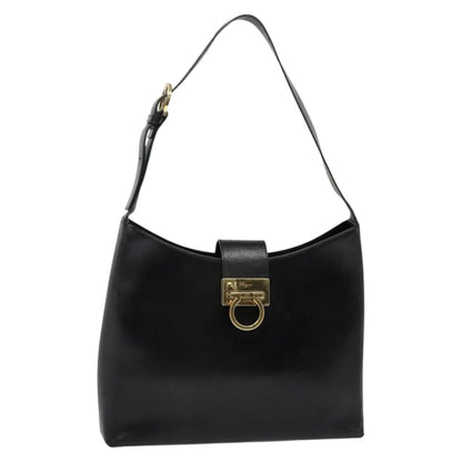 Salvatore Ferragamo Gancio Flap Hobo Leather Medium