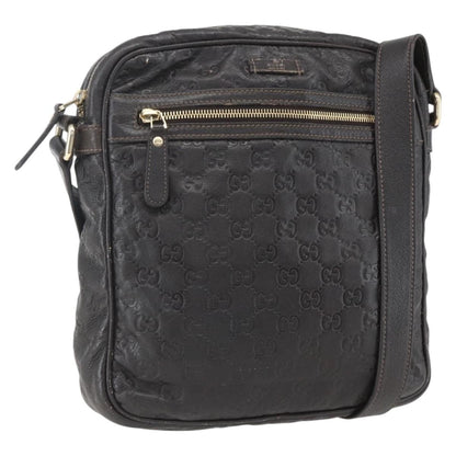 Gucci Front Zip Messenger Guccissima Leather Medium