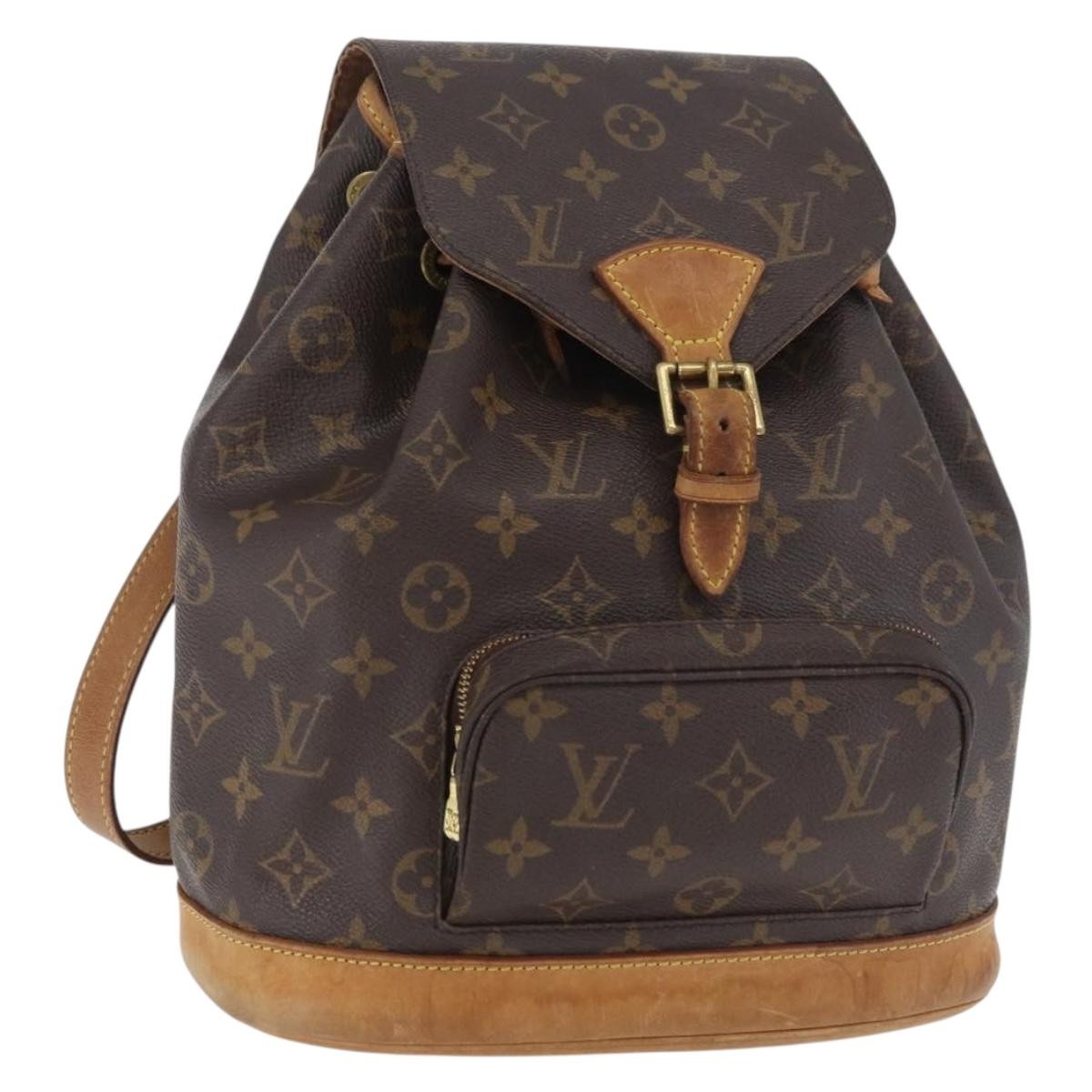Louis Vuitton Vintage Montsouris Monogram Canvas MM
