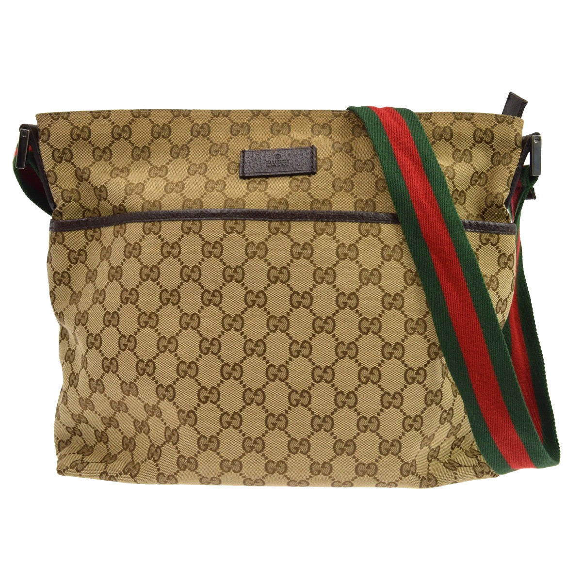 Gucci Web Zip GG Canvas Small