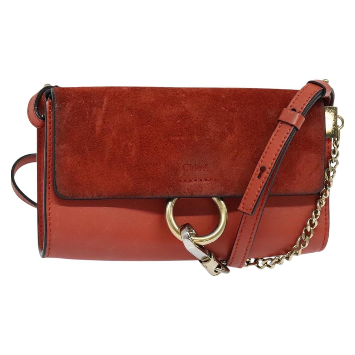Chloe Faye Leather and Suede Small