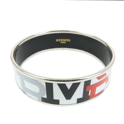 Hermes Bangle Printed Enamel GM