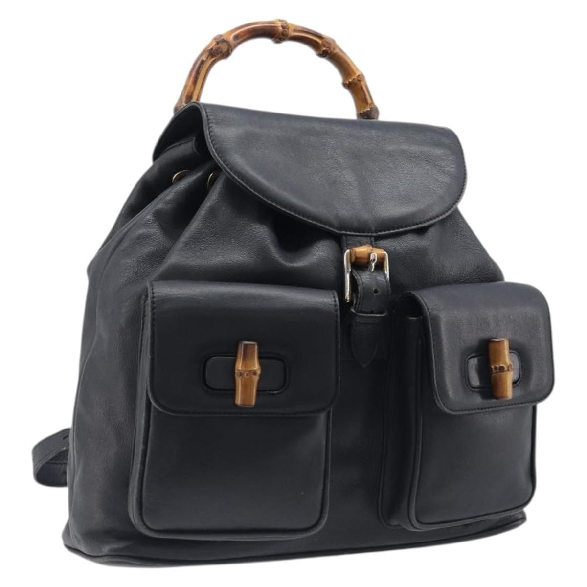 Gucci Vintage Bamboo Leather Medium
