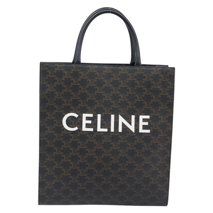 Celine Vertical Cabas Triomphe Coated Canvas Medium