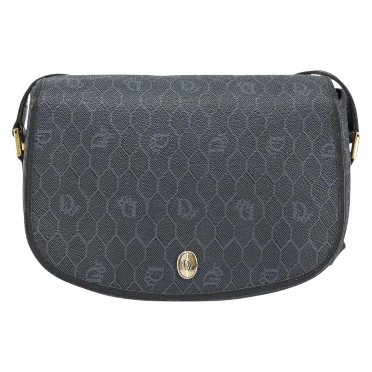 Christian Dior Vintage Honeycomb Shoulder Bag Canvas Product Image