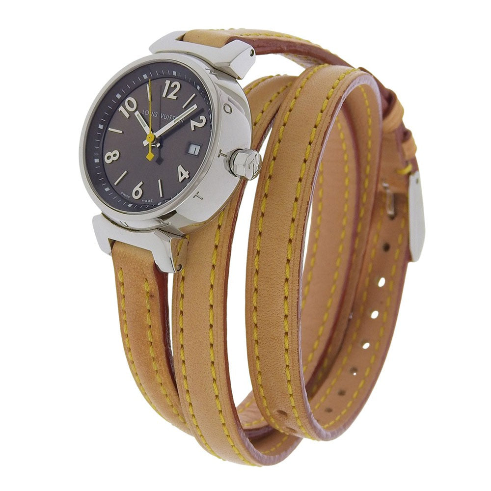 Louis Vuitton Tambour Quartz Stainless Steel 28