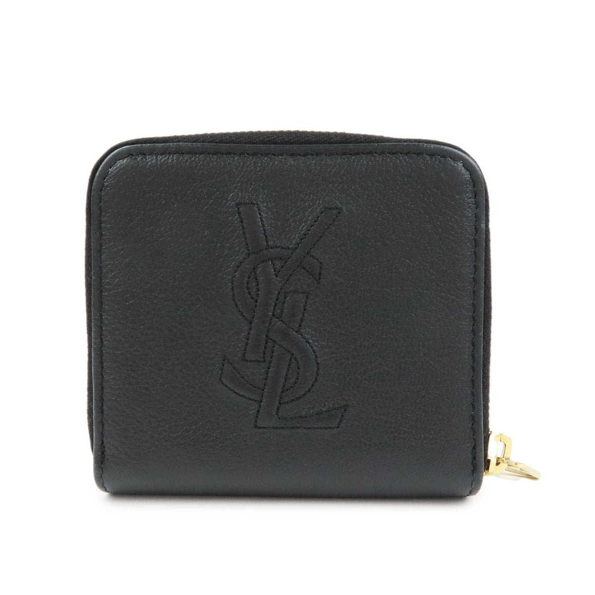 Saint Laurent Belle de Jour Zip Around French Leather Compact