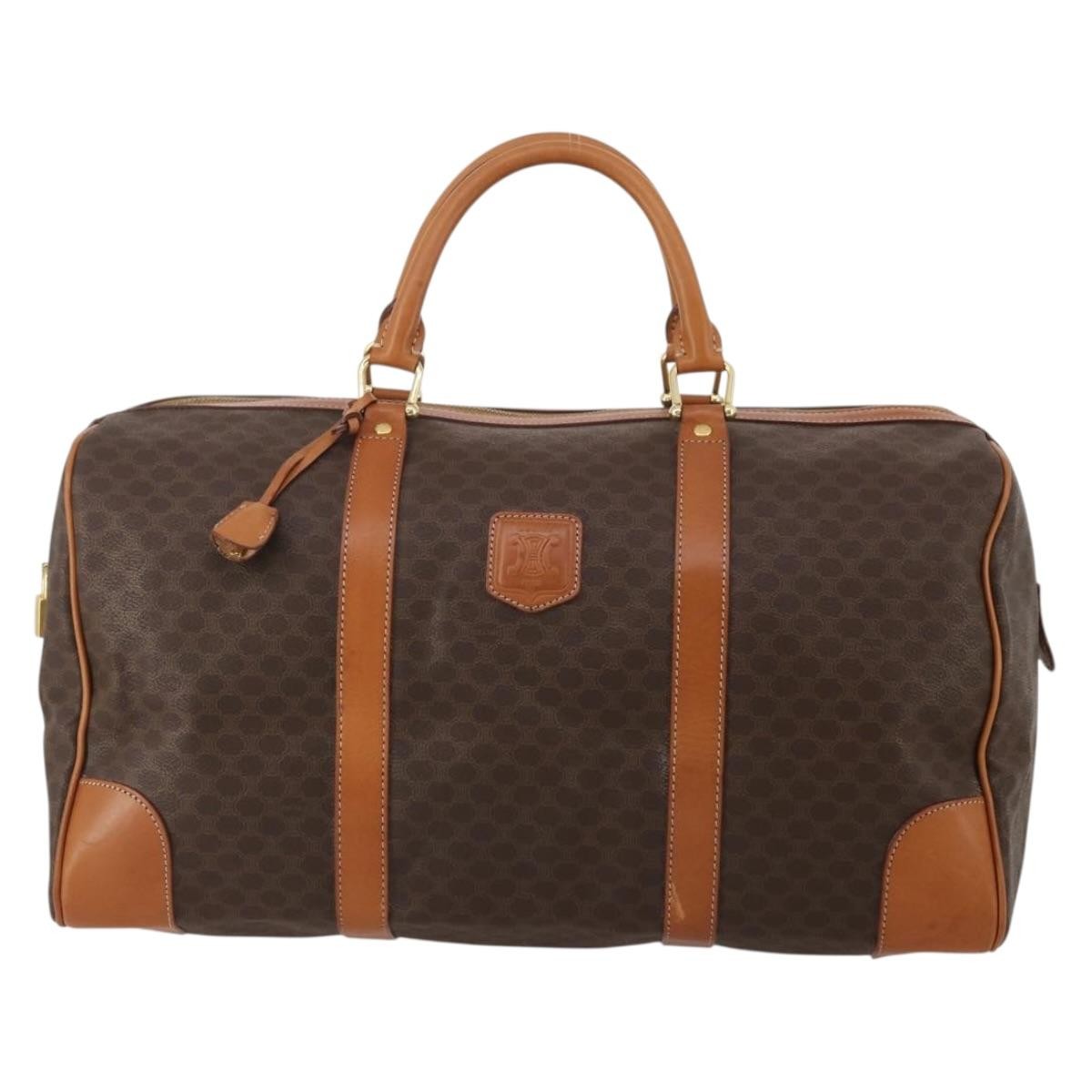 Celine Boston Triomphe Coated Canvas Large