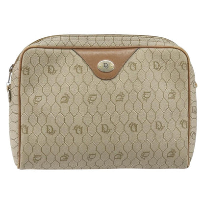 Christian Dior Vintage Honeycomb Canvas and Leather Product Image