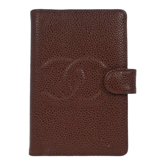Chanel CC Bifold Wallet Quilted Caviar Compact