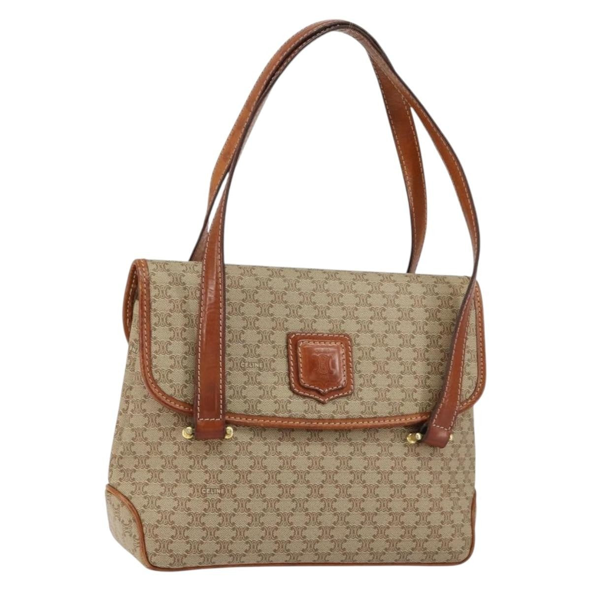 Celine Vintage Macadam Canvas and Leather Product Image