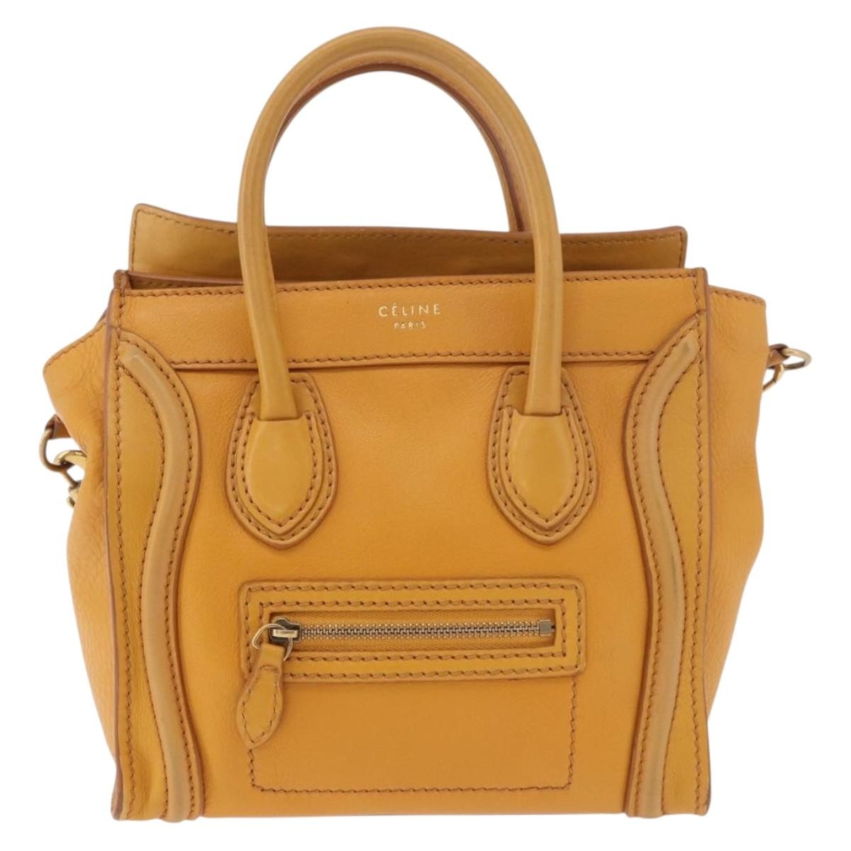 Celine Luggage Smooth Leather Nano