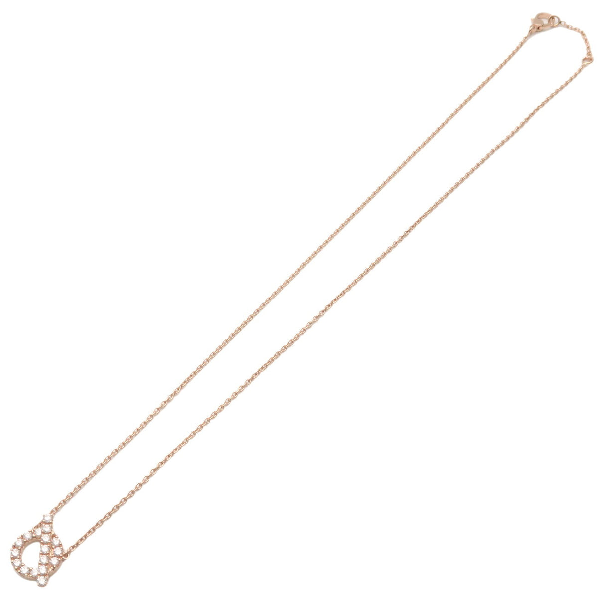 Hermes Finesse Pendant 18K Rose Gold and Diamonds Product Image