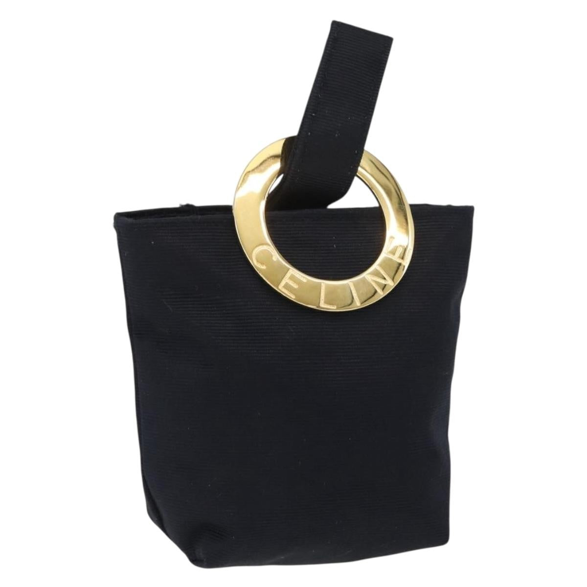 Celine Circle Logo Pouch Canvas N/a