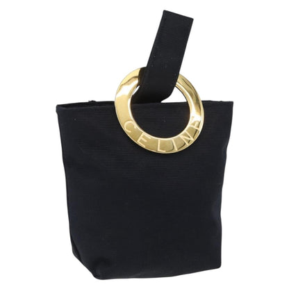 Celine Circle Logo Pouch Canvas N/a