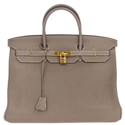 Hermes Birkin Etoupe Togo with Gold Hardware 40