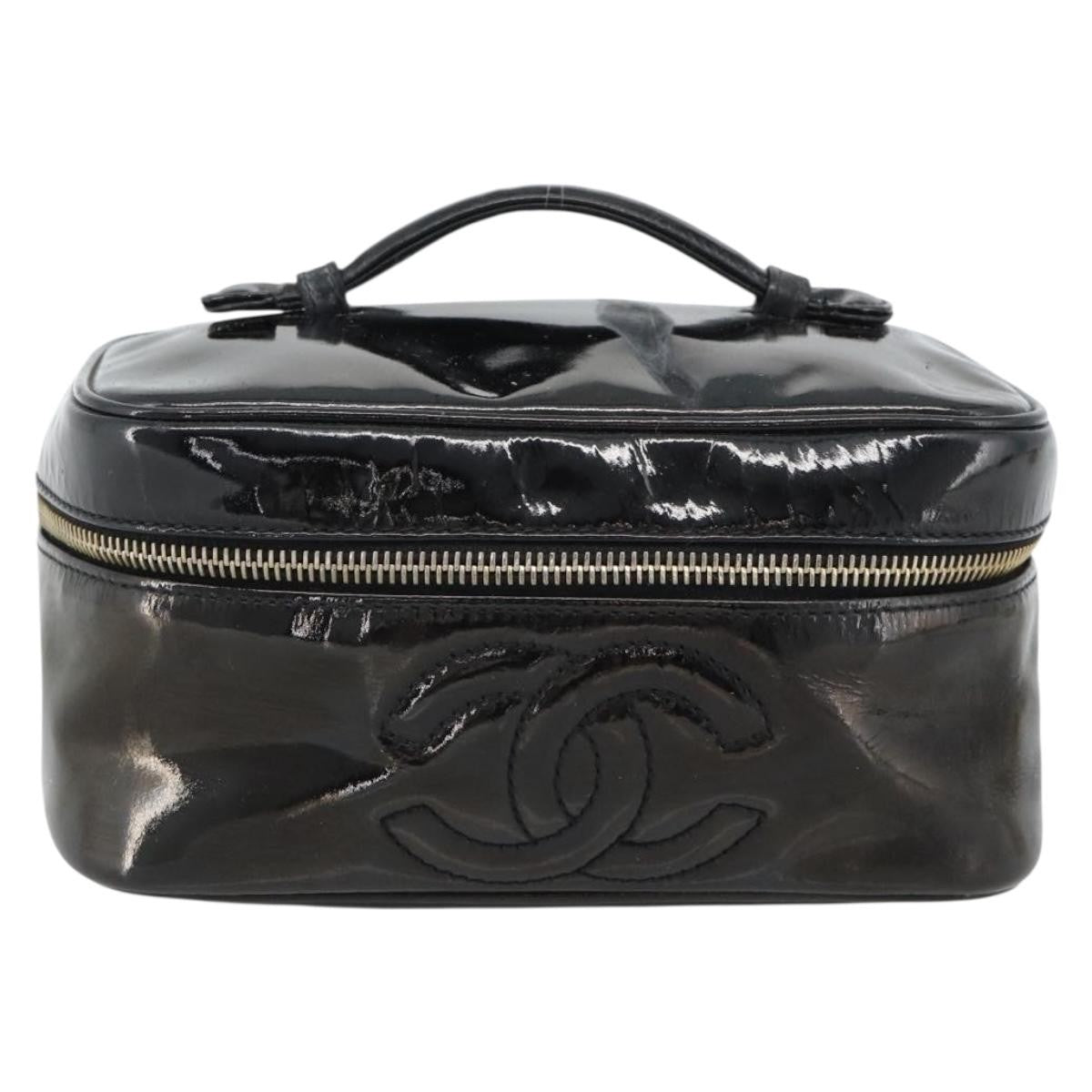 Chanel Vintage Cosmetic Case Patent Product Image