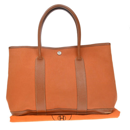 Hermes Garden Party Toile and Leather Product Image