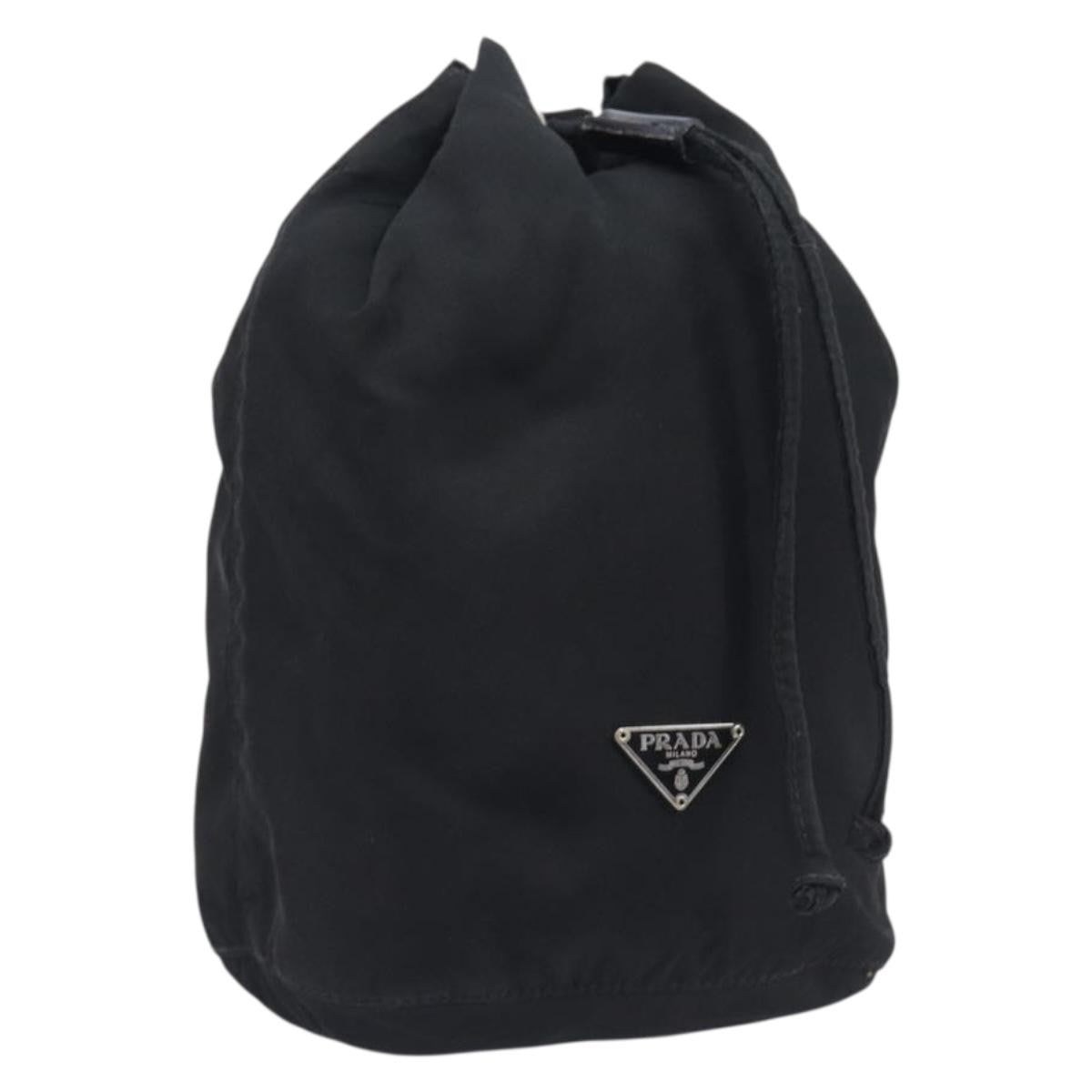 Prada Vela Drawstring Bucket Wristlet Tessuto Small