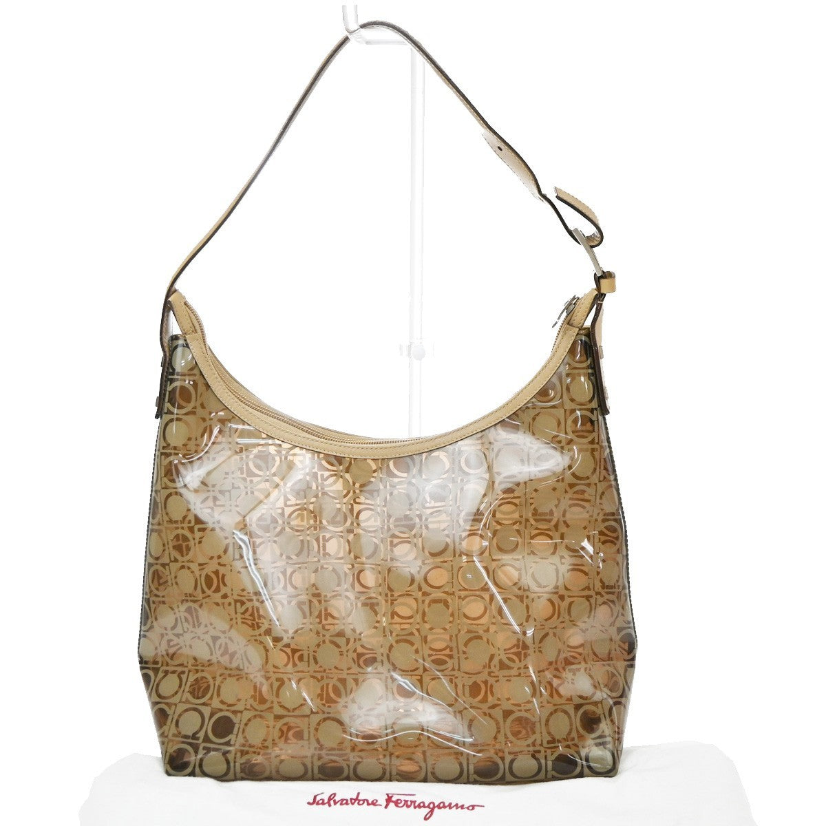 Salvatore Ferragamo Gancini PVC Leather Product Image