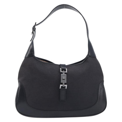Gucci Vintage Jackie Shoulder Canvas and Leather Medium