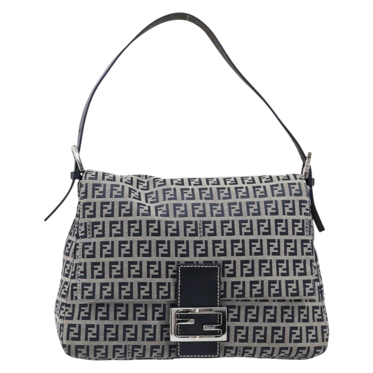 Fendi Zucchino Canvas Mamma Baguette Canvas Medium