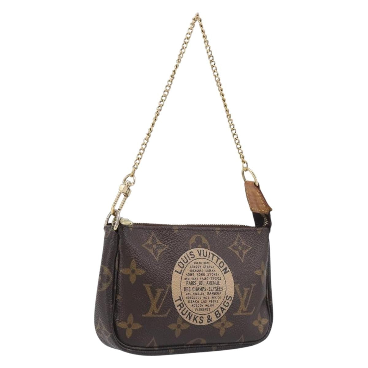 Louis Vuitton Pochette Accessoires Limited Edition Monogram Canvas Mini