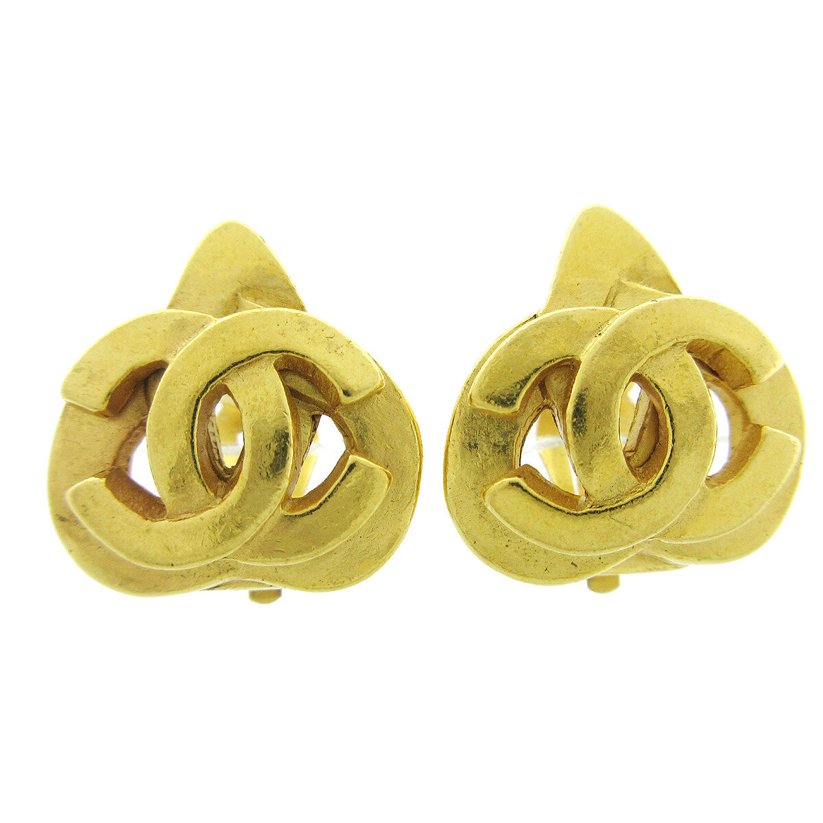 Chanel CC logo heart Gold-plated Product Image