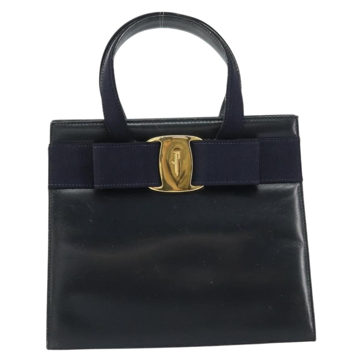 Salvatore Ferragamo Convertible Vara Bow Tote Leather Small
