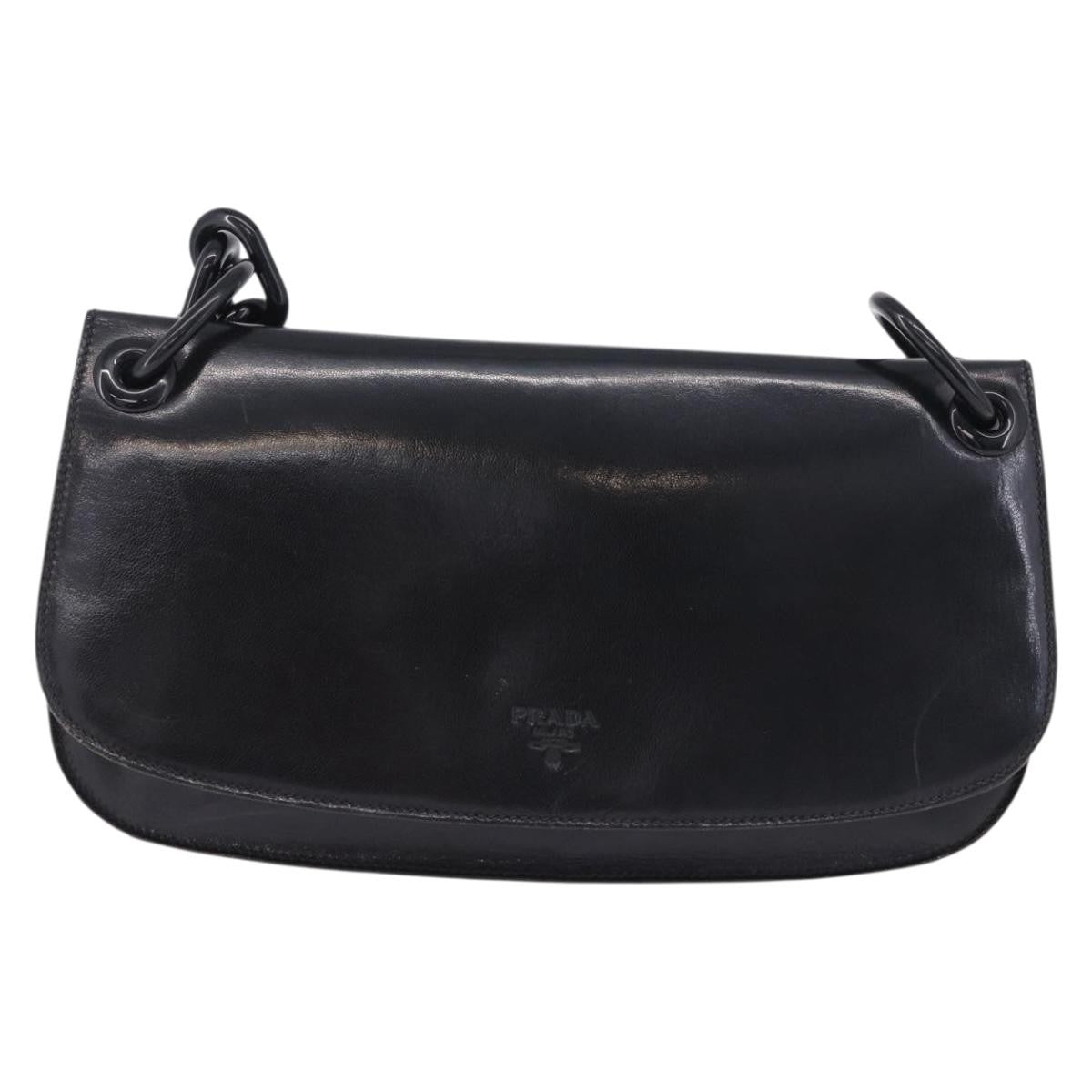 Prada Chain Shoulder Leather Medium