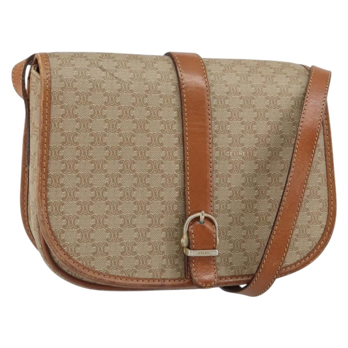 Celine Vintage Macadam Canvas and Leather Product Image