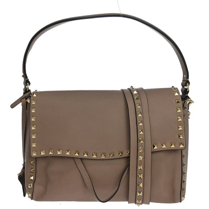Valentino Garavani Rockstud Top Handle Leather Small