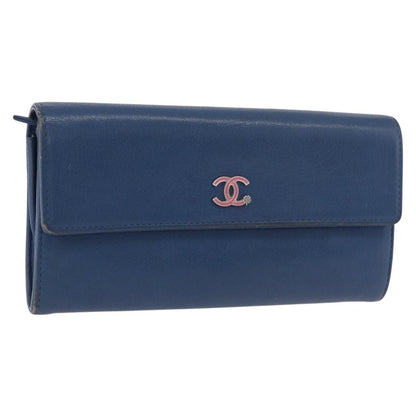 Chanel Lucky Clover Long Flap Wallet Leather Product Image