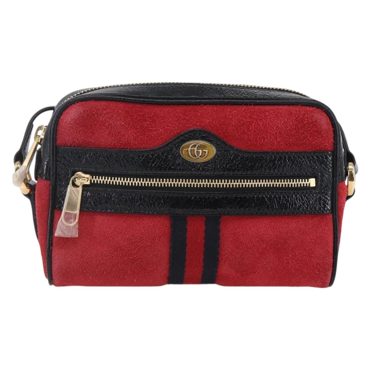 Gucci Ophidia Shoulder Bag Suede Small