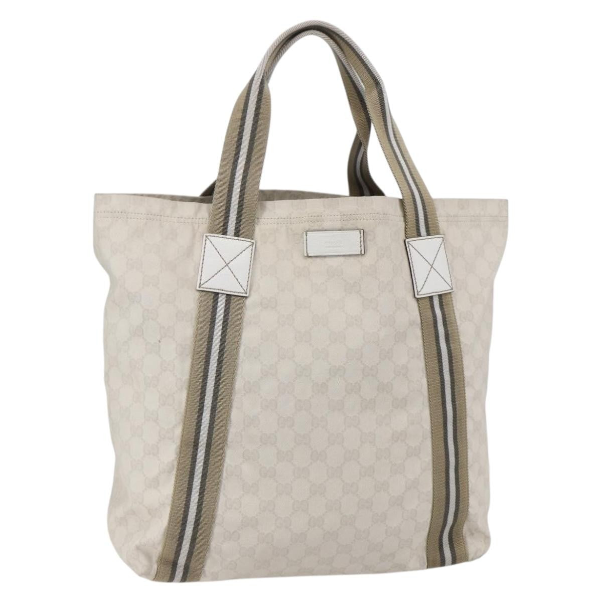 Gucci Original Web Tote GG Canvas Tall